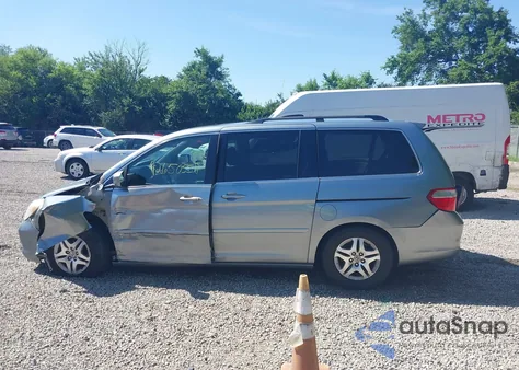 2007 Honda Odyssey Ex-L from USA, damaged, VIN 5FNRL38647B060951
